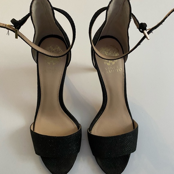 Vince Camuto Sparkly Strappy Heels - Picture 2 of 4